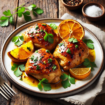 Peruvian Roasted Chicken with Citrus Glaze